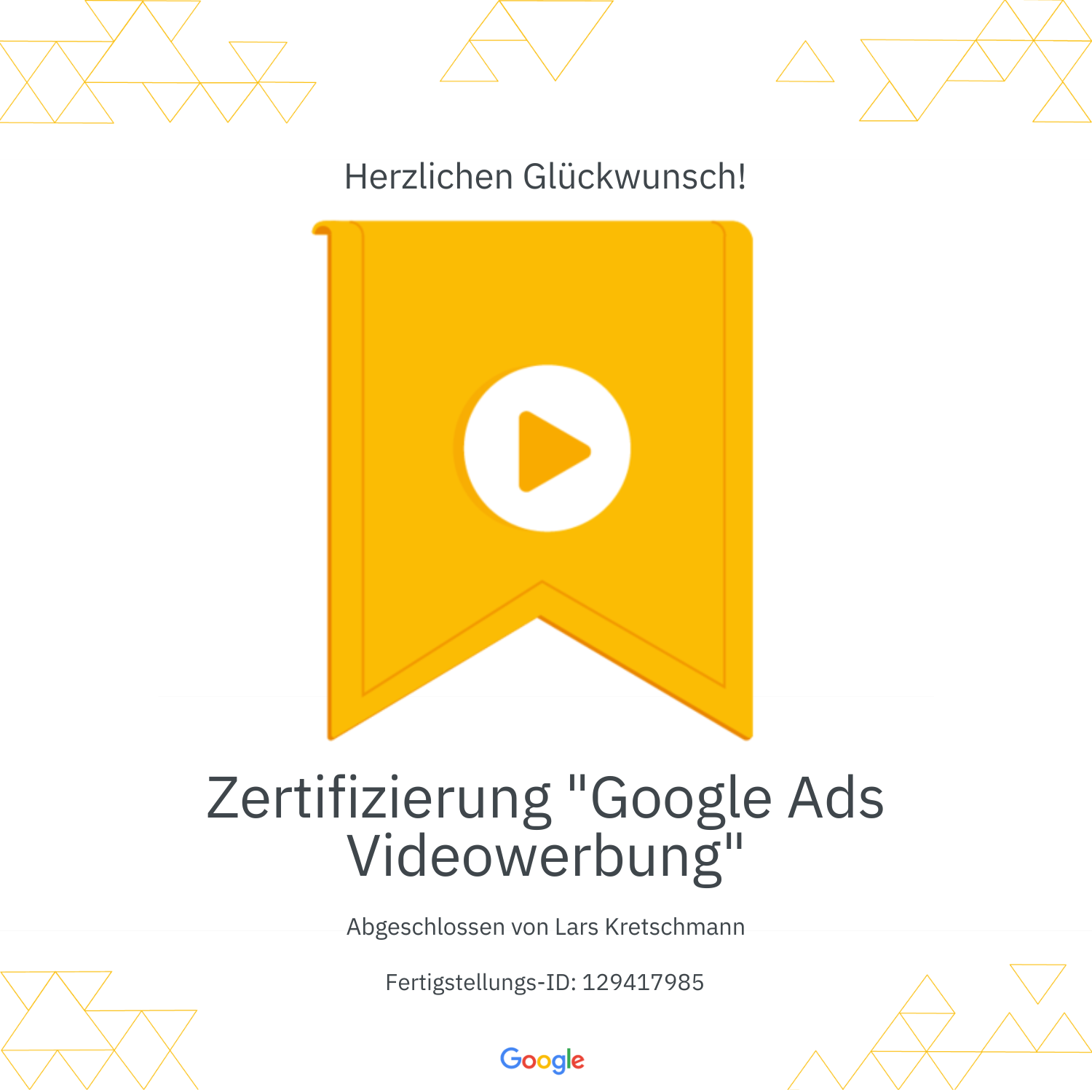 Videowerbung – Google Ads